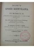 Nowy Sposób Rozmyślania 1885 r.