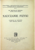 Nauczanie fizyki 1932 r