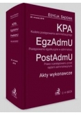 Kodeks postępowania administracyjnego Postępowanie egzekucyjne w administracji Prawo o postępowaniu przed sądami administracyjnymi Akty wykonawcze
