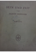 Sein und Zeit, 1927 r.