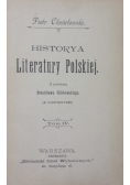 Historya literatury polskiej,  1900 r.