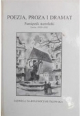 Poezja, proza i dramat
