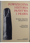 Powszechna historia państwa i prawa wybór tekstów źródłowych