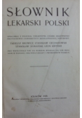 Słownik lekarski Polski, 1905r.