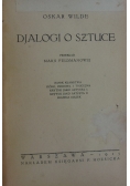 Djalogi o sztuce, 1923