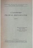 Czasopismo prawno historyczne Tom III