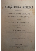 Książeczka misyjna, 1920 r.