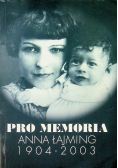 Pro memoria Anna Łajming 1904 2003