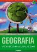 Geografia Matura 2008 Vademecum maturalne z płytą CD