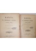 Kazania na niedziele i święta całego roku, Tom I-II, 1899r.