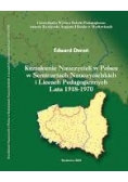 Kształcenie nauczycieli w Polsce w seminariach nauczycielskich i liceach pedagogicznych (1918-1970)