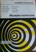 Akustyka techniczna słownik techniczny