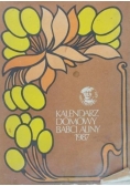 Kalendarz domowy Babci Aliny 1987