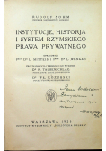 Instytucje, Historia i system Rzymskiego Prawa prywatnego, 1925 r.