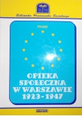 Opieka społeczna w Warszawie 1923 1947