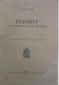 Egzorty dla młodzieży szkół średnich, 1929 r.