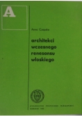 Architekci wczesnego renesansu włoskiego