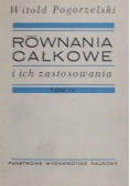 Równania całkowe, Tom IV