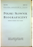 Polski Słownik Biograficzny Tom XXV