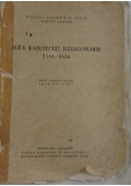 Akta radzieckie rzeszowskie 1591-1634