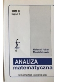 Analiza matematyczna Tom II część 1