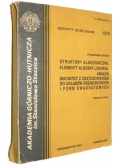 Struktury algebraiczne. Elementy algebry liniowej. Analiza macierzy z zastosowaniem do układów różniczkowych i form kwadratowych
