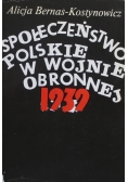 Społeczeństwo Polskie w wojnie obronnej 1939