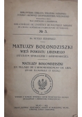 Matujzy Bołondziszki wieś powiatu lidzkiego 1923 r.