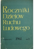 Roczniki dziejów ruchu ludowego nr 3