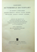Elsevier s Automobile dictionary