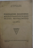 Podstawowe zagadnienia międzynarodowego prawa prywatnego