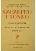 Szczepko i Tońko reprint z 1934 r.