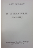 O literaturze polskiej, 1946 r.