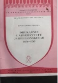 Drukarnie Uniwersytetu Jagiellońskiego 1674 - 1783