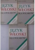 Język włoski dla Polaków, zestaw 3 książek