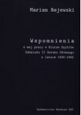 Wspomnienia z mej pracy w Biurze Szyfrów Oddziału II Sztabu Generalnego w latach 1930-1945