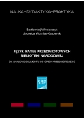 Język haseł przedmiotowych Biblioteki Narodowej