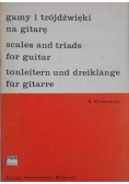 Gamy i trójdzwięki na gitarę