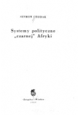 Systemy polityczne "czarnej" Afryki