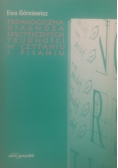 Pedagogiczna diagnoza specyficznych trudności w czytaniu i pisaniu