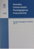 Annales Universitatis Paedagogicae Cracoviensis, Studia Sociologica