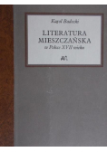 Literatura mieszczańska w Polsce XVII wieku reprint z 1925 roku