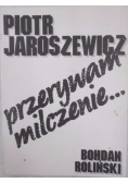 Przerywam milczenie...