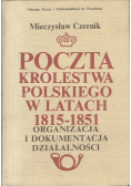 Poczta Królestwa Polskiego w latach 1815 1851