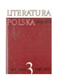 Literatura polska 1918-1975 cz.1 tom 3
