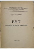Byt zagadnienia metafizyki Tomistycznej 1948 r