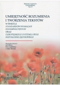 Umiejętność rozumienia i tworzenia tekstów