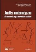 Analiza matematyczna dla ekonomicznych kierunków studiów