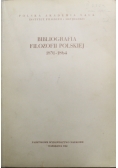 Bibliografia filozofii Polskiej 1831 1864