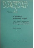 Z zagadnień psychologii agresji